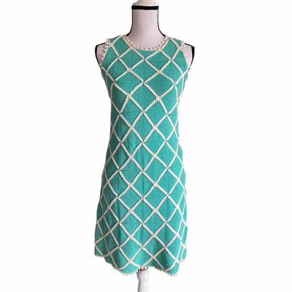 Milly of New York Dresses & Skirts - Elegant Turquoise Sleeveless Knit Dress